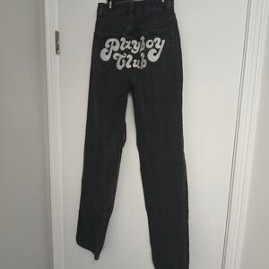 PacSun Women's Black Straight Leg Jeans